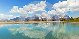 Wilder Kaiser scenic view panorama photo