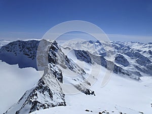 Wilder Pfaff mountain, ski tour, Tyrol, Austria