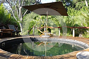 The Wilderness Camp Jao Lodge with a wonderfull pool