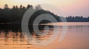 Wilderness Lake at Dusk