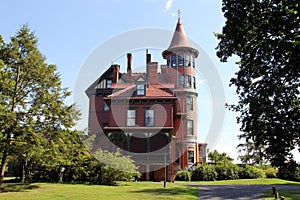 Wilderstein Mansion, 19th-century Queen-Anne-style country house on the Hudson River, Rhinebeck, NY