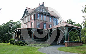 Wilderstein Mansion, 19th-century Queen-Anne-style country house on the Hudson River, Rhinebeck, NY, USA