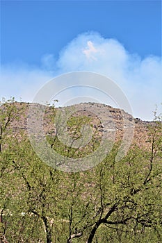 Wildfire, Bighorn, Santa Catalina Mountains, Coronado National Forest, Tucson, Arizona, United States