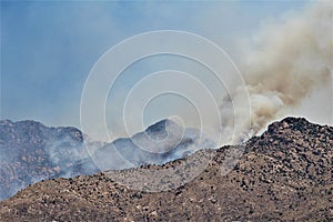 Wildfire, Bighorn, Santa Catalina Mountains, Coronado National Forest, Tucson, Arizona, United States