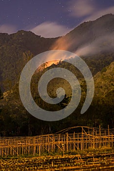 Wildfire in Escazu Costa Rica photo