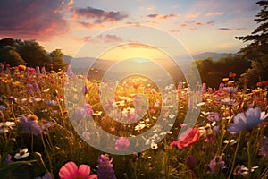 Wildflower Meadow Bliss: Floral Paradise