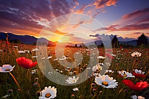 Wildflower Meadow Bliss: Floral Paradise