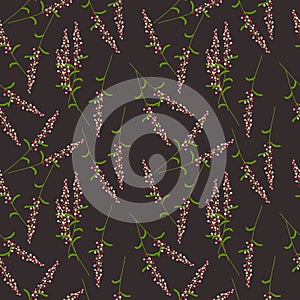 Wildflower seamless pattern