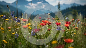 Wildflower Wonderland in the Midday Sun