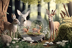 Wildlife Haven: Bambi and Thumper in Unreal Engine 5