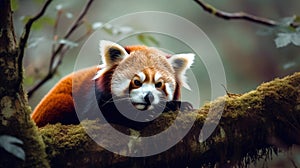 A wildlife photographer stumbled upon a red panda. Generative AI