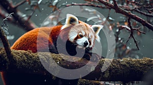 A wildlife photographer stumbled upon a red panda. Generative AI