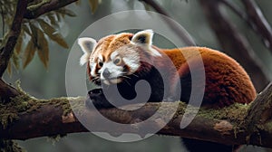 A wildlife photographer stumbled upon a red panda. Generative AI