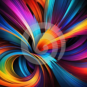 wildly vibrant, lively, abstract background made of wall paper