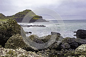 Wildness of north coast in Northern Ireland