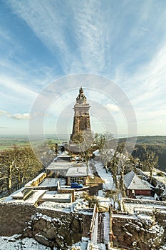 Wilhelm I Monument on Kyffhaeuser Mountain Thuringia, Germany photo