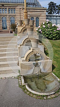 Wilhema Zoo Germany historical building park stairs