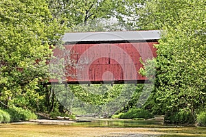 Wilkins Mill Covered Bridge in Indiana