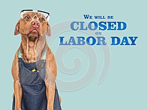 We will be closed on Labor Day.