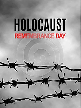 We Will Never Forget. Holocaust Remembrance Day. International Day of Fascist Concentration Camps and Ghetto Prisoners Liberation