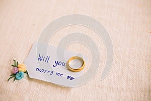 Will you marry me background, Wedding studio concept