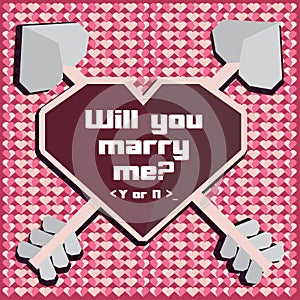 Will you marry me photo