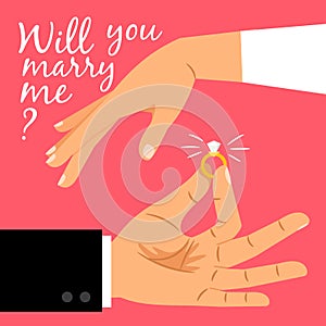 Will you marry me poster