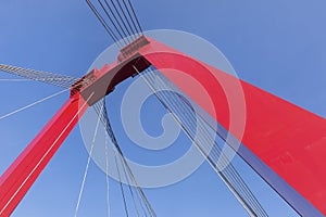 Willem Bridge In Rotterdam, Netherlands