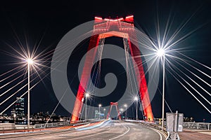 The Willems bridge in Rotterdam