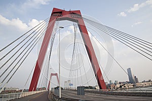 Willemsbrug Bridge in Rotterdam