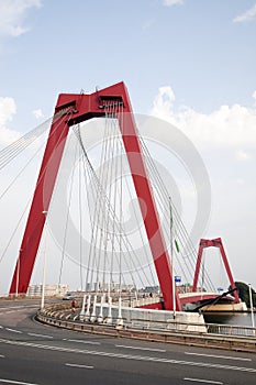 Willemsbrug Bridge in Rotterdam