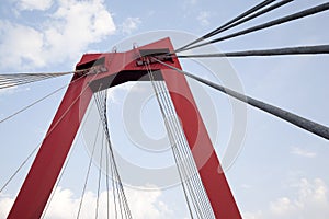 Willemsbrug Bridge in Rotterdam