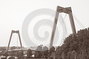 Willemsbrug Bridge; Rotterdam; Holland; Netherlands