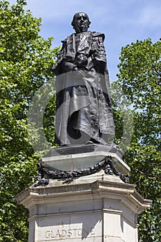 William Gladstone Statue in London