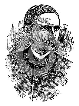 William L. Wilson, vintage illustration