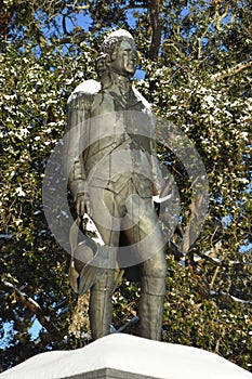 William Moultrie Statue at Battery Park, Charleston, SC