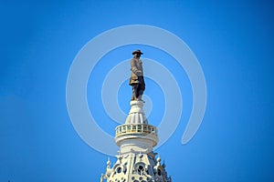 William Penn statue on a top of City Hall Philadelphia photo