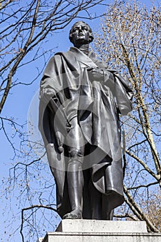 William Pitt the younger statue in Hanover Square London