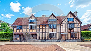 William Shakespeare`s Birthplace, Stratford upon Avon, Warwickshire, England. photo
