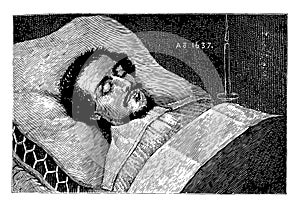 William Shakespeare vintage illustration