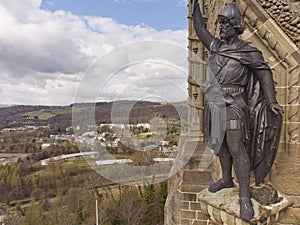 William Wallace statue stands proudly in Stirling