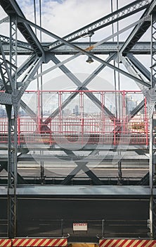 Williamsburg Bridge connecting Manhattan with Brooklyn, New York City, USA