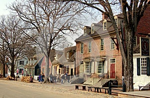 Williamsburg, VA: View along Duke of Gloucester St