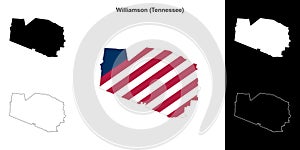 Williamson outline map