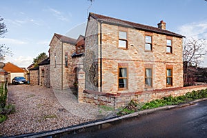 Extended detached house