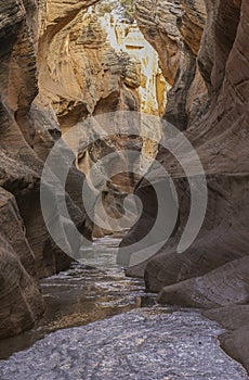 Willis Creek Slot Canyon Grand Staircase Escalante National Monument Utah in Winter