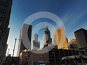 Willis Tower and Chicago Business district