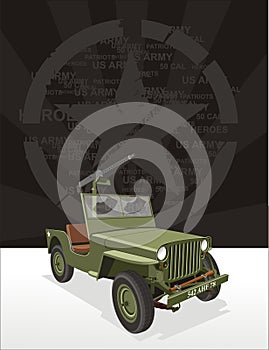 Willis war jeep photo