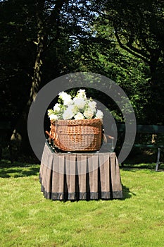 A willow casket - contemporary style
