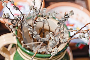 willow twigs as decoration
